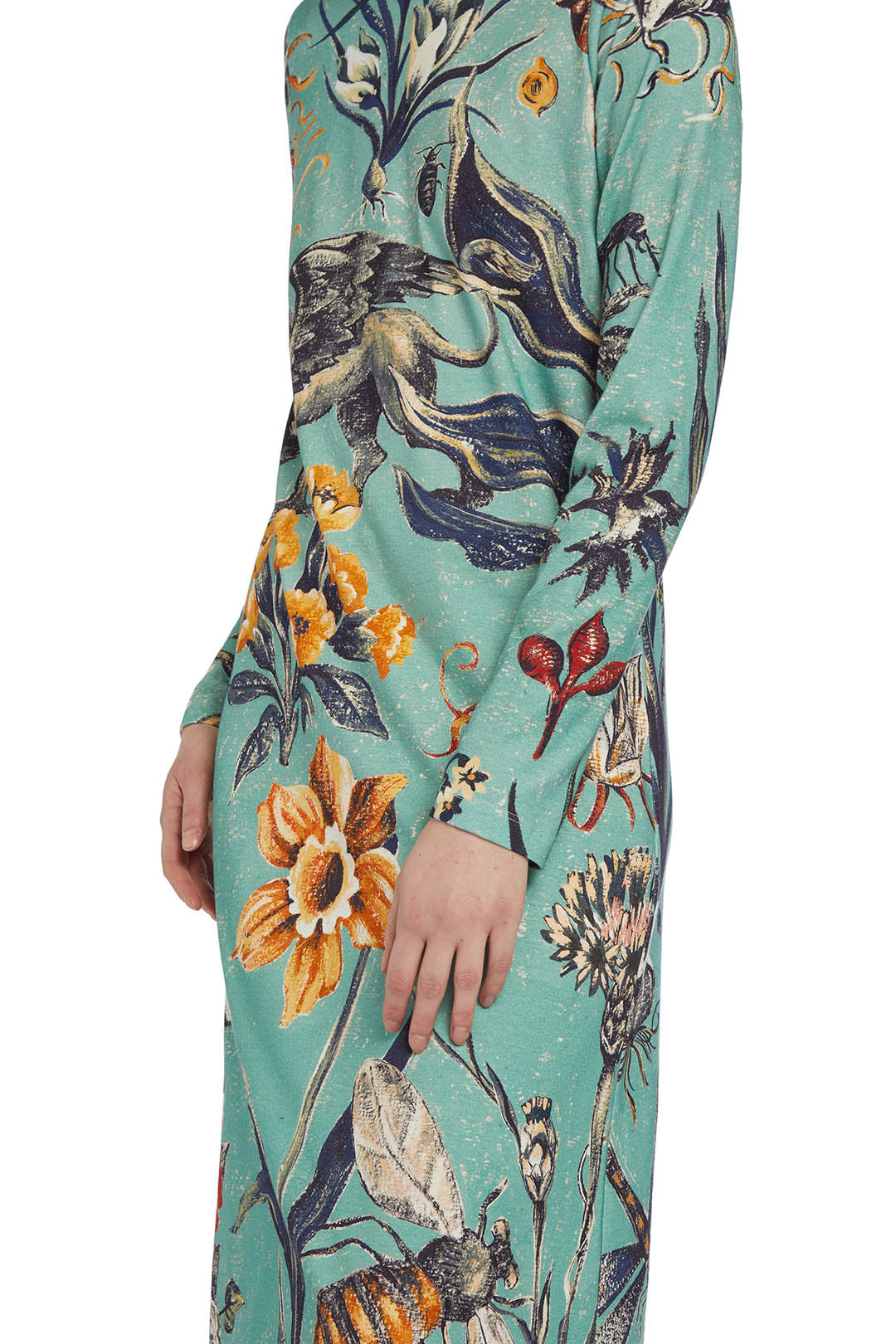 bershka blue flower dress IDRO – F.R.S For Restless Sleepers